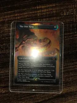 The One Ring Borderless Foil Promo Card #0451 MTG DM - Image 1