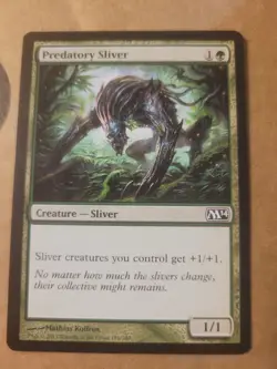 Predatory Sliver (189) Core Set 2014 M14 MTG Magic Gathering LP BULK DISCOUNT - Image 1