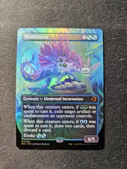 MTG Magic Lorwyn Eclipsed Wistfulness (Borderless) Foil 296 NM - Image 1