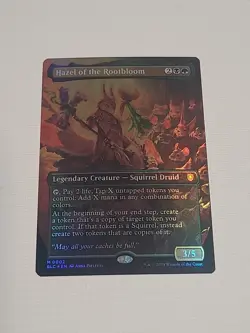 Hazel of the Rootbloom (Borderless) - (Foil) - [Commander Bloomburrow] NM MTG - Image 1