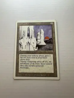 Ivory Tower LP/MP Revised Edition Magic The Gathering Mtg Lightly/moderate Play - Image 1