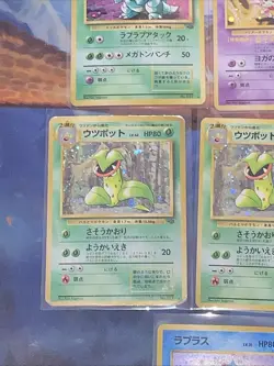 Japanese Pokemon Cards Lot 17 Fossil Jungle HP Damaged Vintage Nintendo - Image 3