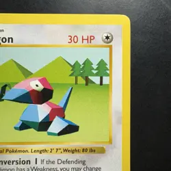 Pokemon Vintage First Edition Porygon 039/102 Base Set (Shadowless) Wotc 1999 - Image 3