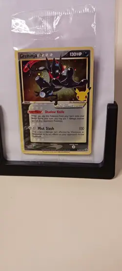 Greninja Gold Star Holo Promo SWSH144 Celebrations Black Star Pokemon - SEALED - Image 1
