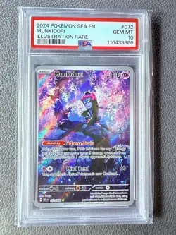 Munkidori 072/064 IR Illustration Rare - Pokemon Shrouded Fable English - PSA 10 - Image 1