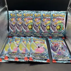 Pokemon TCG Journey Together Booster Pack Lot (12) New / Sealed - Image 1