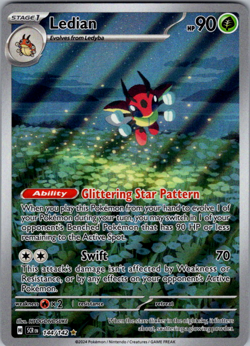 Ledian 144/142 - Stellar Crown - SCR EN - Pokemon TCG - NM - Image 1