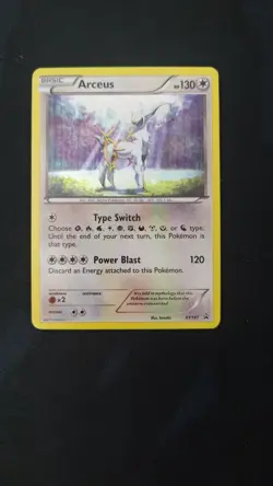 Arceus XY197 XY Black Star Promo Cosmos Holo Rare Pokemon TCG - Image 1