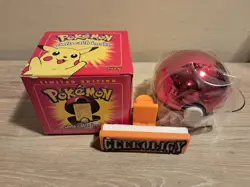 Pokemon Pikachu 23K Gold Plated Card Red Burger King New Sealed Nintendo 1999 - Image 1
