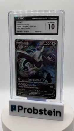 2022 Pokemon Silver Tempest #186/195 Lugia V UR Holo CGC 10 GEM MINT - Image 2