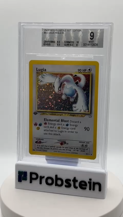 2000 Pokemon Neo Genesis 1st Edition #9 Lugia - Holo BGS 9 MINT - Image 2