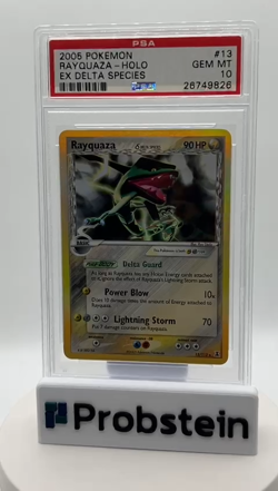 2005 Pokemon Ex Delta Species #13 Rayquaza Holo PSA 10 GEM MINT - Image 2