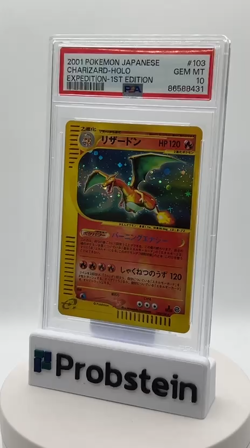 2001 Pokemon Japanese Expedition 1st Edition #103 Charizard Holo PSA 10 - Image 2