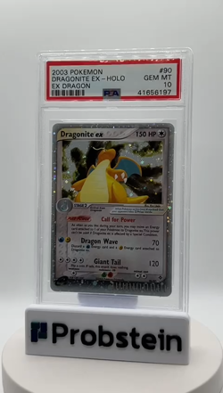 2003 Pokemon Ex Dragon #90 Dragonite Ex Holo PSA 10 GEM MINT - Image 2