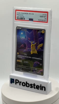 2025 Pokemon 151 CS Art Rare #172 Pikachu PSA 10 GEM MINT - Image 2