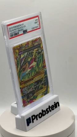 2015 Pokemon XY Ancient Origins #98 M Rayquaza Ex Fa PSA 9 MINT - Image 2
