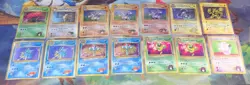 Japanese Pokemon Cards Lot 14 Gym Series HP Damaged Vintage Nintendo TCG - Image 1