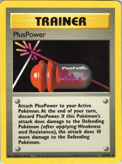 PlusPower - Pokemon TCG Base Set 84/102 Uncommon MP - Image 1