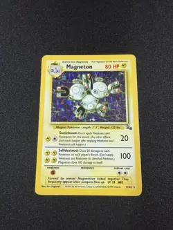 Magneton 11/62 Fossil Holo - Pokemon TCG - MP - Image 1