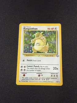 Pokemon TCG Kangaskhan Jungle Holo Rare Card 5/64 Vintage - Image 1