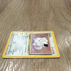 Pokemon Clefairy Base Set Holo Rare Card 5/102 40 HP English 1999 TCG - Image 3