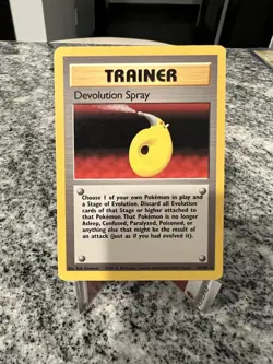 Pokemon TCG Devolution Spray Trainer Base Set 72/102 Regular Card - Image 1