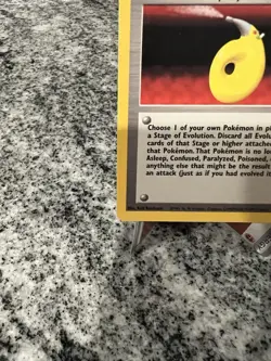 Pokemon TCG Devolution Spray Trainer Base Set 72/102 Regular Card - Image 5