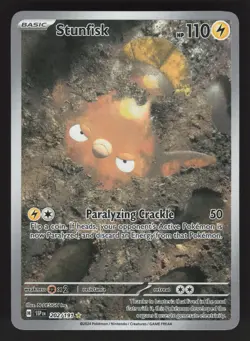 Stunfisk 202/191 Pokemon TCG SV08: Surging Sparks NM - Image 1