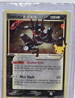 Pokemon Greninja Star SWSH144 Sword & Shield Promo Holo W/ORIGINAL WRAPPER - Image 1