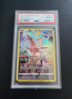 2023 Pokemon Crown Zenith Full Art Latias GG20/GG70 PSA 10 - Image 1