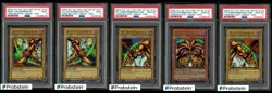 SEQUENTIAL 2002 Yu-Gi-Oh 1st Edition Exodia the Forbidden One FULL SET Of 5 PSA - Image 1