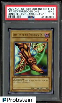 SEQUENTIAL 2002 Yu-Gi-Oh 1st Edition Exodia the Forbidden One FULL SET Of 5 PSA - Image 4