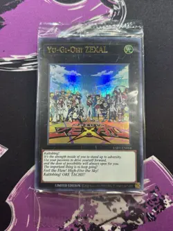 Yugioh Yu-Gi-Oh! ZEXAL - LART-EN054 Ultra Rare Lost Art Promotion Promo SEALED - Image 1