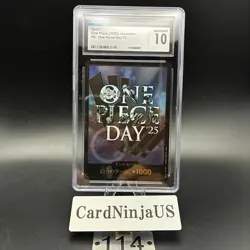CGC GEM MINT 10 ONE PIECE DAY'25 DON!! 2025 ONE PIECE CARD JAPANESE 114 - Image 1