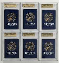 2022-24 One Piece Promo Chinese 1st Anniversary Luffy Team Set BGS 9.5 Nami Zoro - Image 2