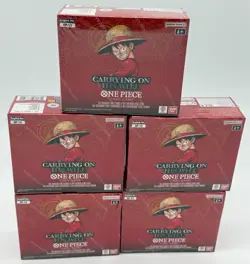 Lot of (5) One Piece English OP-13 Carrying On His Will Booster Boxes Sealed - Image 1