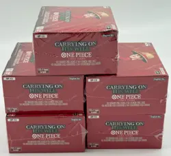 Lot of (5) One Piece English OP-13 Carrying On His Will Booster Boxes Sealed - Image 4
