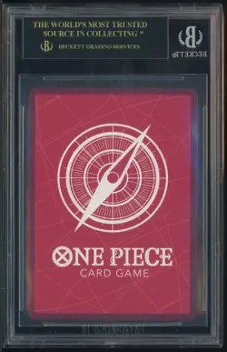 2025 BVB X ONE PIECE MATCH DAY PROMOS #003 MONKEY D. LUFFY BGS 10 BLACK LABEL - Image 3