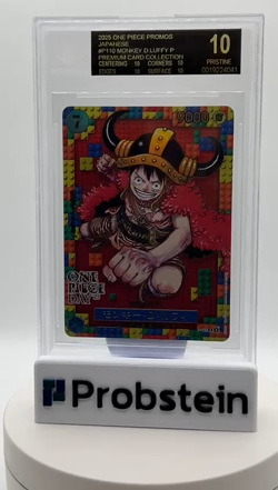 2025 One Piece Day '25 Promos JPN P-110 Monkey D. Luffy BGS 10 BLACK LABEL - Image 2
