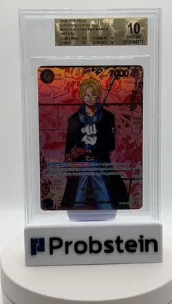 2025 One Piece Carrying on His Will OP13-120 Sabo Red Manga BGS 10 PRISTINE - Image 2