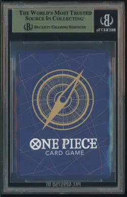 2024 One Piece EN Dallas Convention Exclusive Foil #043 Monkey D. Luffy BGS 10 - Image 3
