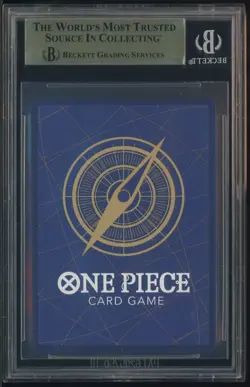 2025 One Piece OP-09 EN Carrying on His Will Silver #004 Shanks BGS 10 PRISTINE - Image 3