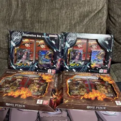 One Piece TCG Illustration Box Vol.5 And Vol.6 - 2 Sets Sealed, 4 Total Boxes - Image 1