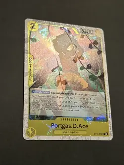 One Piece TCG Premium Booster 02 (ENG) - Portgas.D.Ace - Pirate Foil - ST13-010 - Image 2