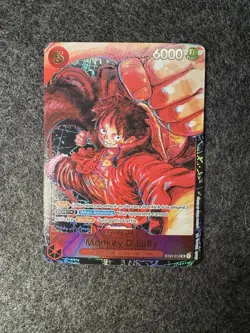 One Piece TCG Monkey D Luffy SR Alt Art Awakening Of New Era English ST01-012 - Image 1