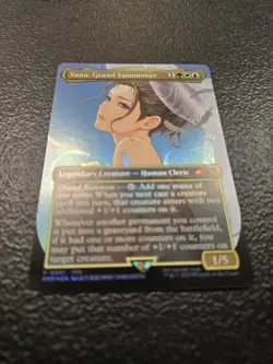 MTG Yuna, Grand Summoner NM EN Borderless Foil PROMO 0001 FINAL FANTASY EDH New - Image 2