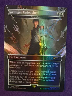 Armiger Unleashed FOIL MTG Final Fantasy Secret Lair Weapons - Image 1