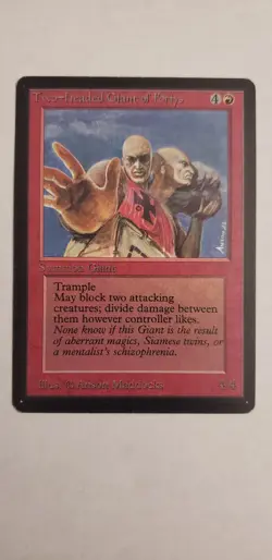 MTG: BETA!-TWO-HEADED GIANT OF FORIYS EX-NM!! - Image 1