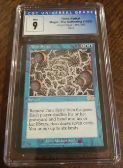 TIME SPIRAL Urza's Saga CGC 9 Graded MTG 1998 Reserved List 103/350 Magic - Image 1