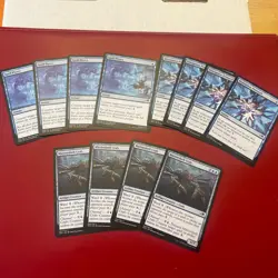 4x Spell Pierce,4x Disruption Protocol,4x Mirrorshell Crab-Kamigawa Neon Dynasty - Image 1